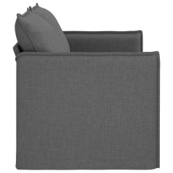 Canapé Gris foncé 156 x 82 x 85 cm tissu 628573628573