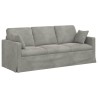 Canapé Gris clair 198 x 78 x 80 cm Velours 628574628574