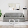 Canapé Gris clair 198 x 78 x 80 cm Velours 628574628574