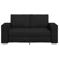Canapé deux places Noir 160 cm Simili cuir 628575628575