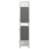 Cloison de séparation 6 panneaux Gris 210x165 cm Tissu 628593628593