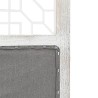 Cloison de séparation 6 panneaux Gris 210x165 cm Tissu 628593628593