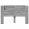 Cabinet de Tête de Lit avec LED Gris Sonoma Bois d'ingénierie 628595628595