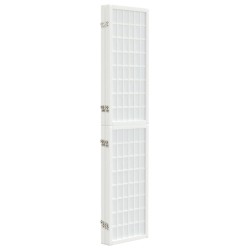 Cloison de séparation pliable 4 panneaux 160x170 cm Blanc 628598628598