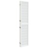 Cloison de séparation pliable 4 panneaux 160x170 cm Blanc 628598628598