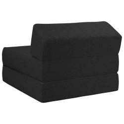 Canapé-lit pliable Noir 60 x 70 x 41 cm Tissu 628601628601