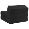 Canapé-lit pliable Noir 60 x 70 x 41 cm Tissu 628601628601