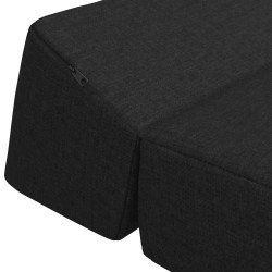 Canapé-lit pliable Noir 60 x 70 x 41 cm Tissu 628601628601