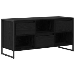 Meuble TV Chêne noir 100 x 36 x 49,5 cm Bois d'ingénierie 628614628614