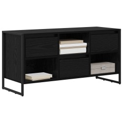 Meuble TV Chêne noir 100 x 36 x 49,5 cm Bois d'ingénierie 628614628614