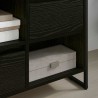 Meuble TV Chêne noir 100 x 36 x 49,5 cm Bois d'ingénierie 628614628614