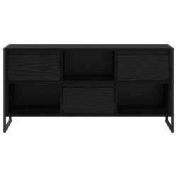 Meuble TV Chêne noir 100 x 36 x 49,5 cm Bois d'ingénierie 628614628614