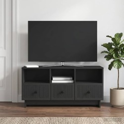 Meuble TV avec tiroir Noir 102 x 34,5 x 50 cm Bois d'ingénierie 628615628615