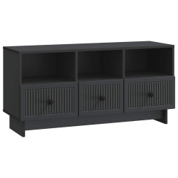Meuble TV avec tiroir Noir 102 x 34,5 x 50 cm Bois d'ingénierie 628615628615