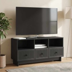 Meuble TV avec tiroir Noir 102 x 34,5 x 50 cm Bois d'ingénierie 628615628615