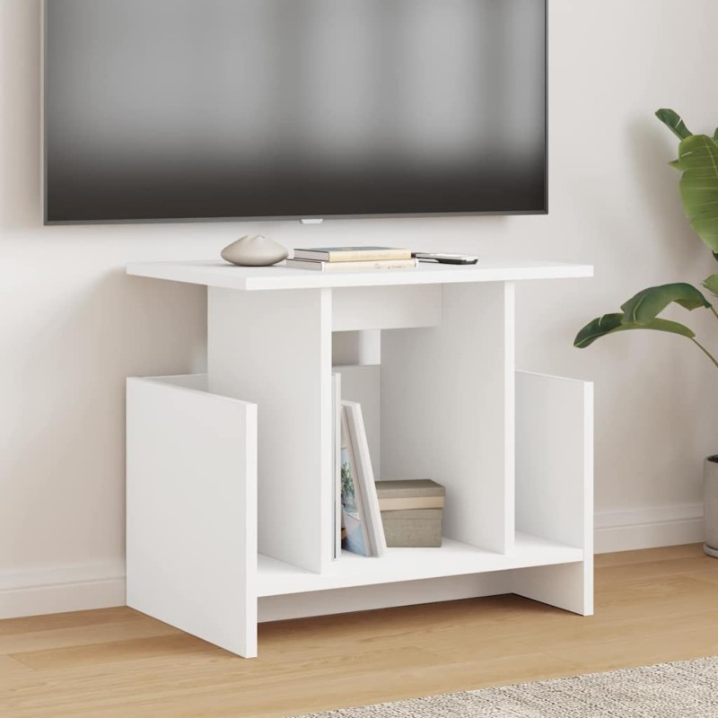 Meuble TV 2 pcs Blanc 50 x 35 x 45 cm Bois d'ingénierie 628617628617