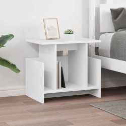 Meuble TV 2 pcs Blanc 50 x 35 x 45 cm Bois d'ingénierie 628617628617