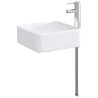 Lavabo de salle de bains Chrome 36,5 x 36,5 x 13 cm métal 628621628621