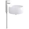 Lavabo de salle de bains Chrome 38,5 x 38,5 x 16 cm métal 628623628623