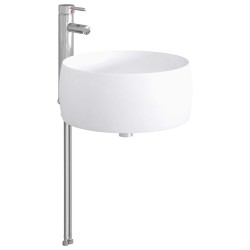 Lavabo de salle de bains Chrome 38,5 x 38,5 x 16 cm métal 628623628623