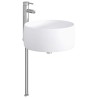 Lavabo de salle de bains Chrome 38,5 x 38,5 x 16 cm métal 628623628623