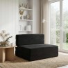 Canapé-lit pliable Noir 70 x 80 x 60 cm Tissu 628624628624