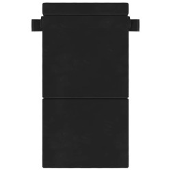 Canapé-lit pliable Noir 70 x 80 x 60 cm Tissu 628624628624