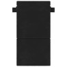 Canapé-lit pliable Noir 70 x 80 x 60 cm Tissu 628624628624