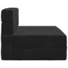 Canapé-lit pliable Noir 70 x 80 x 60 cm Tissu 628624628624