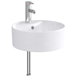 Lavabo de salle de bains Chrome 40,5 x 40,5 x 15 cm métal 628626628626