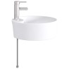 Lavabo de salle de bains Chrome 40,5 x 40,5 x 15 cm métal 628626628626