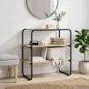 Table console Chêne Sonoma 80 x 41 x 75 cm Bois d'ingénierie 628631628631