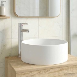 Lavabo de salle de bains Chrome 40,5 x 40,5 x 15,5 cm métal 628634628634