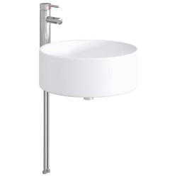 Lavabo de salle de bains Chrome 40,5 x 40,5 x 15,5 cm métal 628634628634