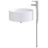Lavabo de salle de bains Chrome 40,5 x 40,5 x 15,5 cm métal 628634628634