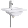 Lavabo de salle de bains Chrome 42 x 40 x 16,5 cm métal 628635628635