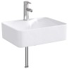 Lavabo de salle de bains Chrome 48,5 x 37,5 x 13 cm métal 628637628637