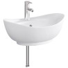 Lavabo de salle de bains Chrome 59 x 35 x 21 cm métal 628640628640