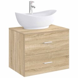 Lavabo de salle de bains Chrome 59 x 35 x 21 cm métal 628640628640