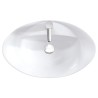 Lavabo de salle de bains Chrome 59 x 35 x 21 cm métal 628640628640
