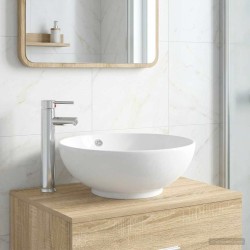 Lavabo de salle de bains Chrome 44 x 44 x 16 cm métal 628641628641