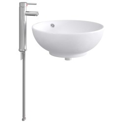 Lavabo de salle de bains Chrome 44 x 44 x 16 cm métal 628641628641
