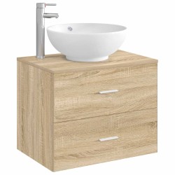 Lavabo de salle de bains Chrome 44 x 44 x 16 cm métal 628641628641