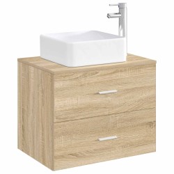 Lavabo de salle de bains Chrome 49 x 37 x 14 cm métal 628642628642