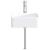 Lavabo de salle de bains Chrome 49 x 37 x 14 cm métal 628642628642