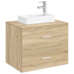 Lavabo de salle de bains Chrome 40,5 x 22,5 x 11,5 cm métal 628644628644