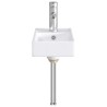 Lavabo de salle de bains Chrome 40,5 x 22,5 x 11,5 cm métal 628644628644