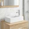 Lavabo de salle de bains Chrome 45,5 x 25,5 x 13 cm métal 628645628645
