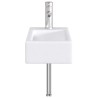 Lavabo de salle de bains Chrome 45,5 x 25,5 x 13 cm métal 628645628645