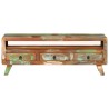 Meuble TV Multicolore 110x30x40 cm Bois massif de récupération 628646628646